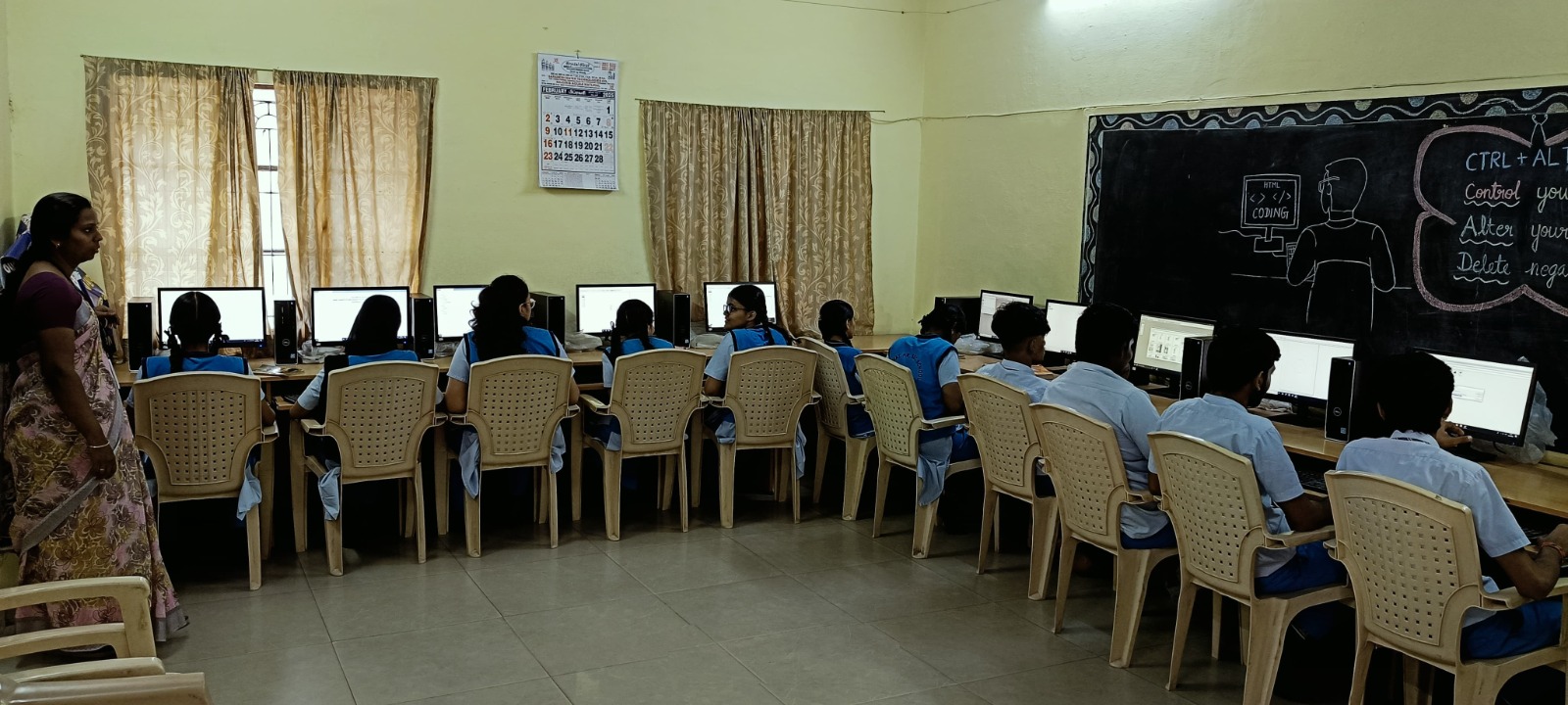 Computer Lab-SDA school coimbatore